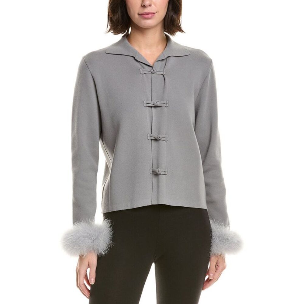Sleeper Womens  Crane Cardigan, Grey